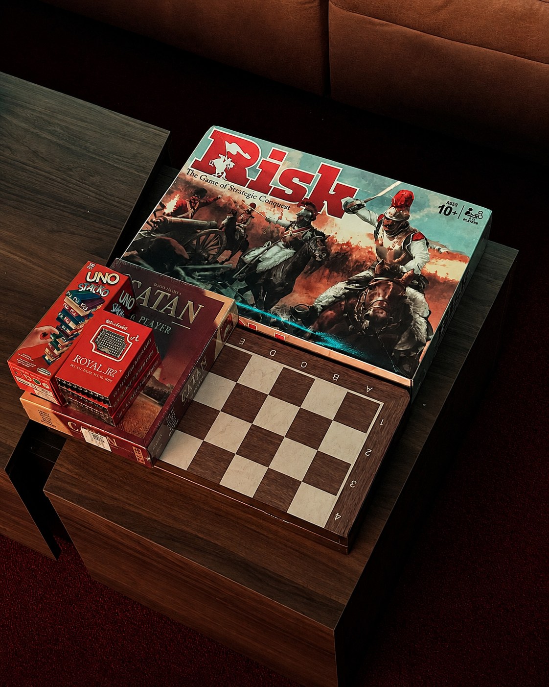 Board games available in the HOLYWEED Sukhumvit 22 waiting area